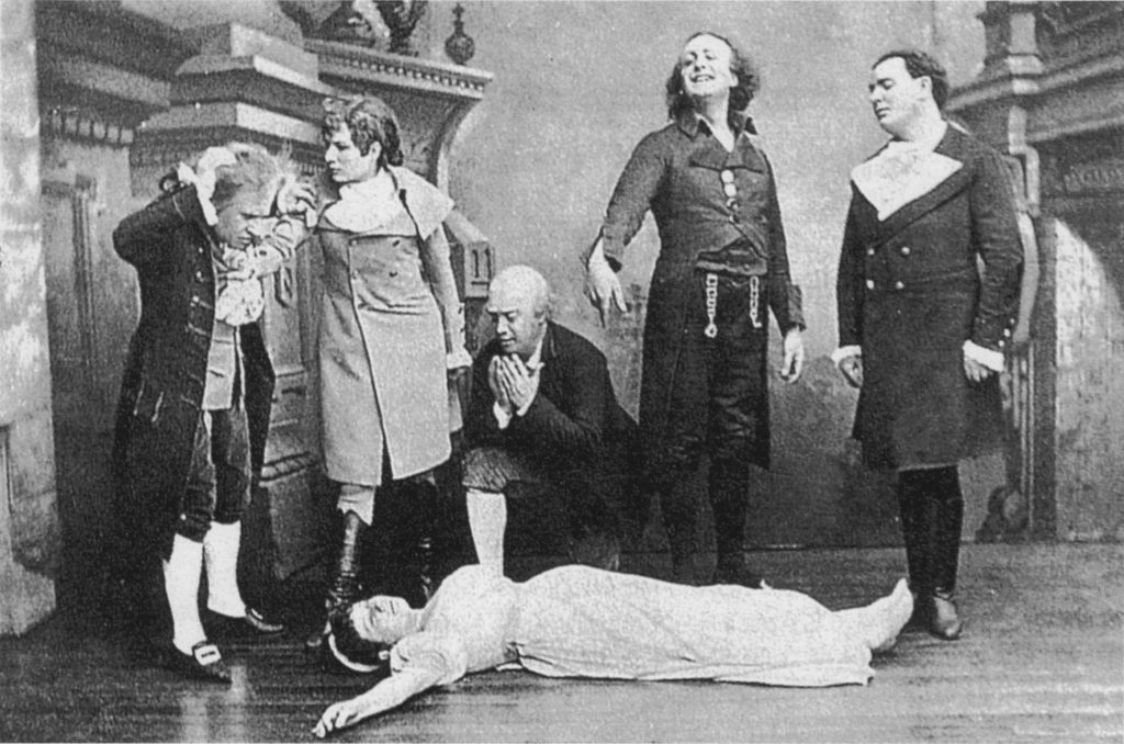 Scena śmierci Antonii, prapremiera w Paryżu w 1881 roku