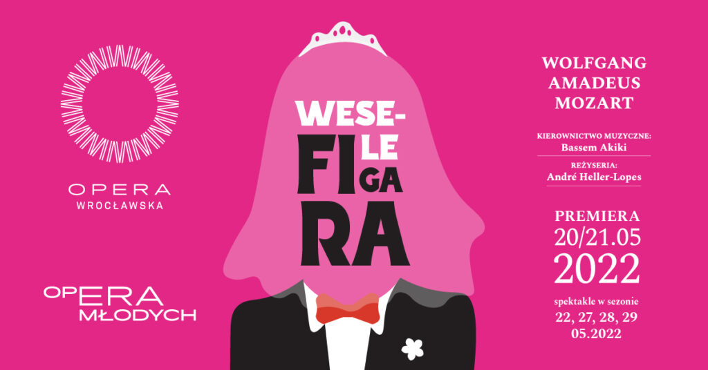 Plakat do „Wesela Figara” projektu Alicji Michalak © Opera Wrocławska