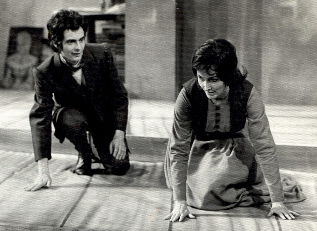 Ryszard Karczykowski jako Rudolf i Edith Mathis jako Mimi („Cyganeria”, Deutsche Oper Berlin) © archiwum prywatne