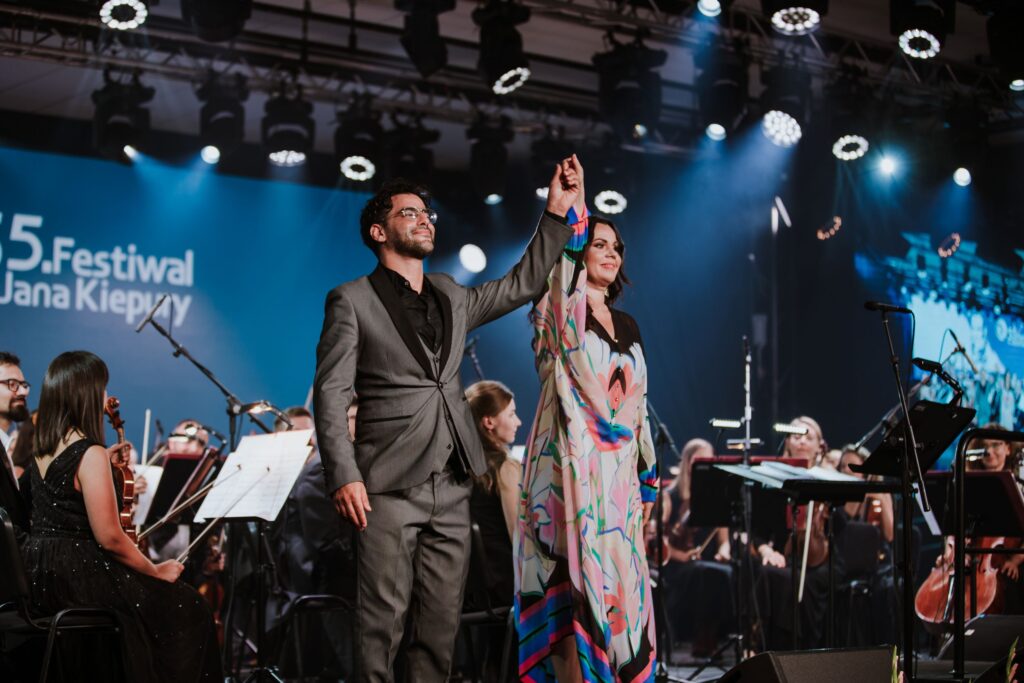 Aleksandra Kurzak i Bassem Akiki na 55. Festiwalu im. Jana Kiepury w w Krynicy © Mikołaj Bała