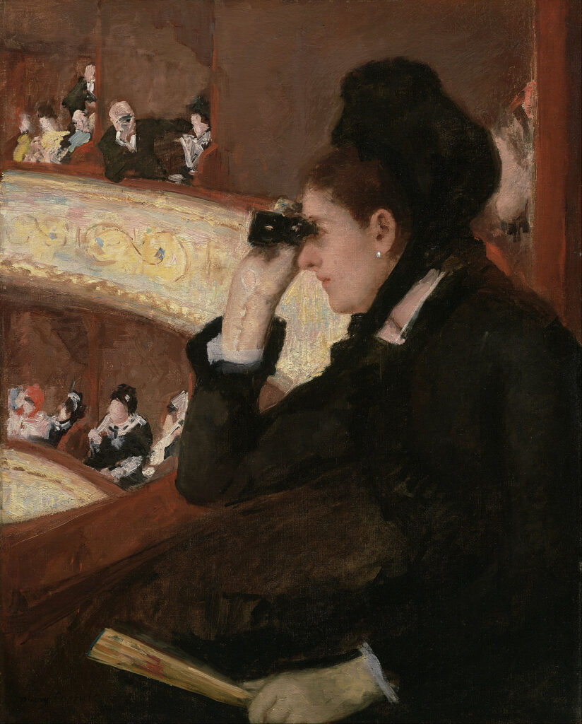 Mary Cassat, „W loży” (1878) © domena publiczna