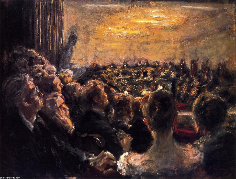 Max Liebermann, „Koncert w teatrze operowym” (1921) © domena publiczna