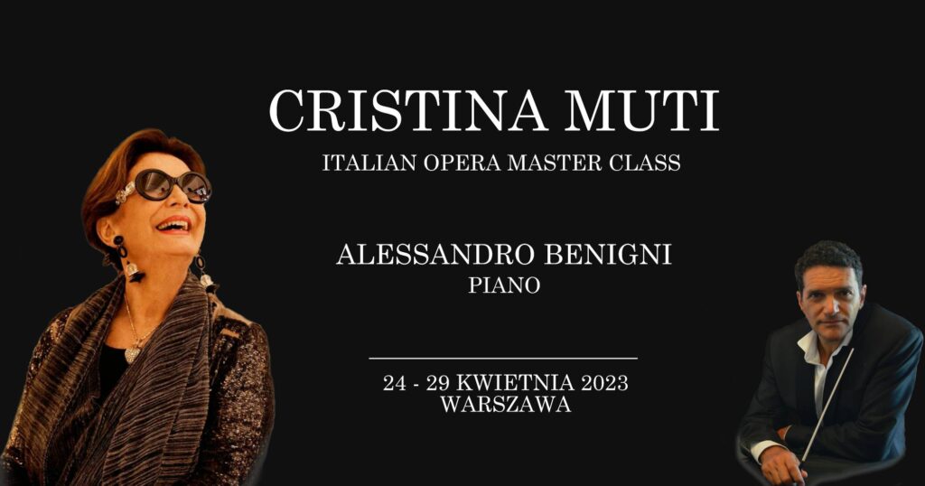Italian Opera Masterclass prowadzone przez Cristinę Mazzavillani Muti i Alessandra Benigniego © Fyndacja Amicus Arte