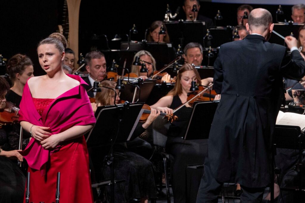 Iryna Haich podczas koncertu laureatów XX Międzynarodowego Konkursu Sztuki Wokalnej im. Ady Sari © Piotr Droździk