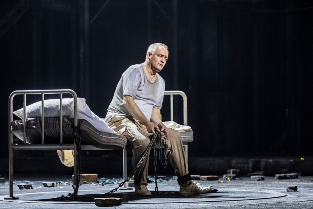 Andrzej Dobber jako Nabucco, Semperoper w Dreźnie, 2019 © Ludwig Olah