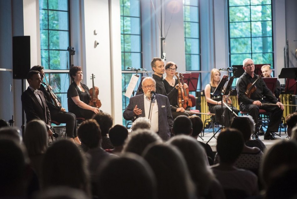 Krzysztof Penderecki podczas koncertu „Muzyka Polska” w 2018 roku © B. Kociumbas