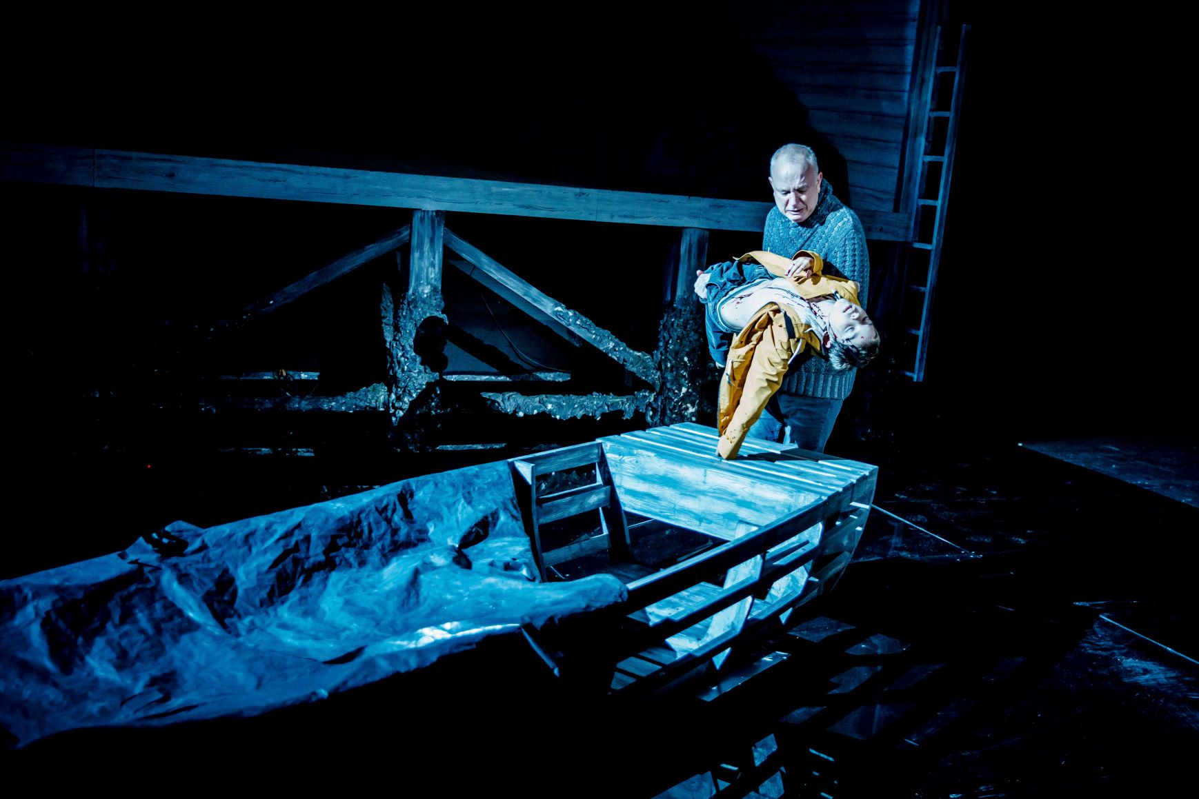 Peter Wedd jako Peter Grimes w Teatrze Wielkim - Operze Narodowej © Krzysztof Bieliński