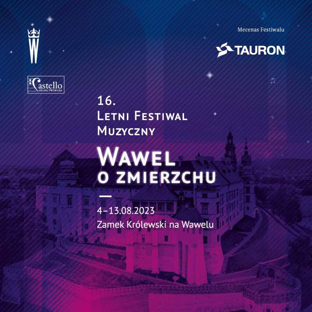Poster festiwalu „Wawel o zmierzchu” © materiały organizatora