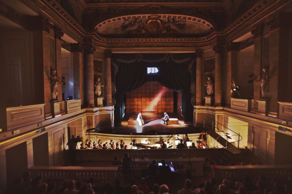 „Semiramide riconosciuta” Leonarda Vinciego w 2016 roku w Teatrze Stanisławowiskim w Warszawie © P. Czarnecki