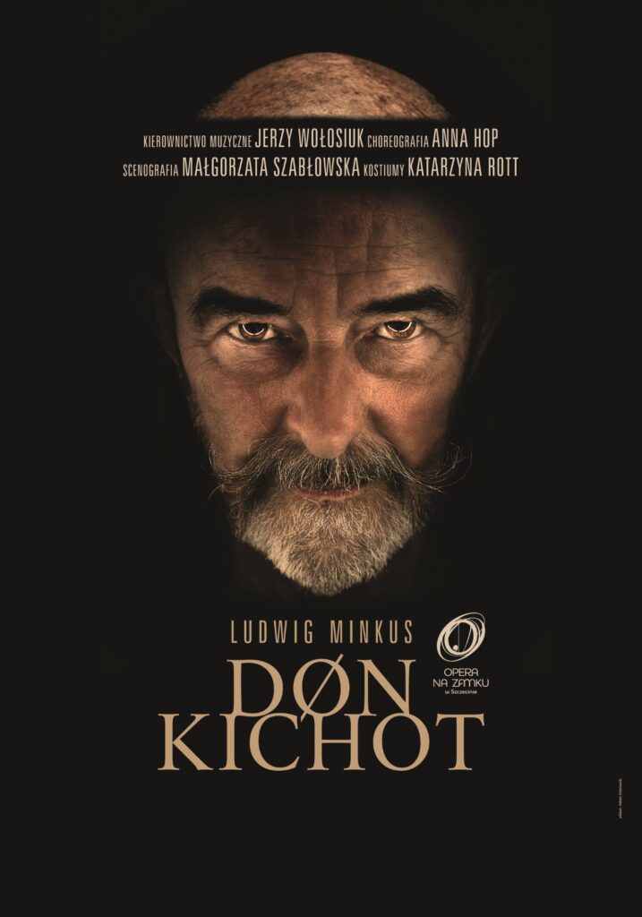 Plakat „Don Kichota”. Projekt: Adam Żebrowski
