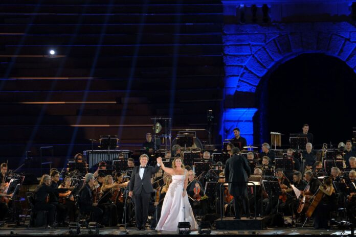 Jonas Kaufmann i Sonya Yoncheva w Gali z okazji 100-lecia Festiwalu Operowego w Arena di Verona