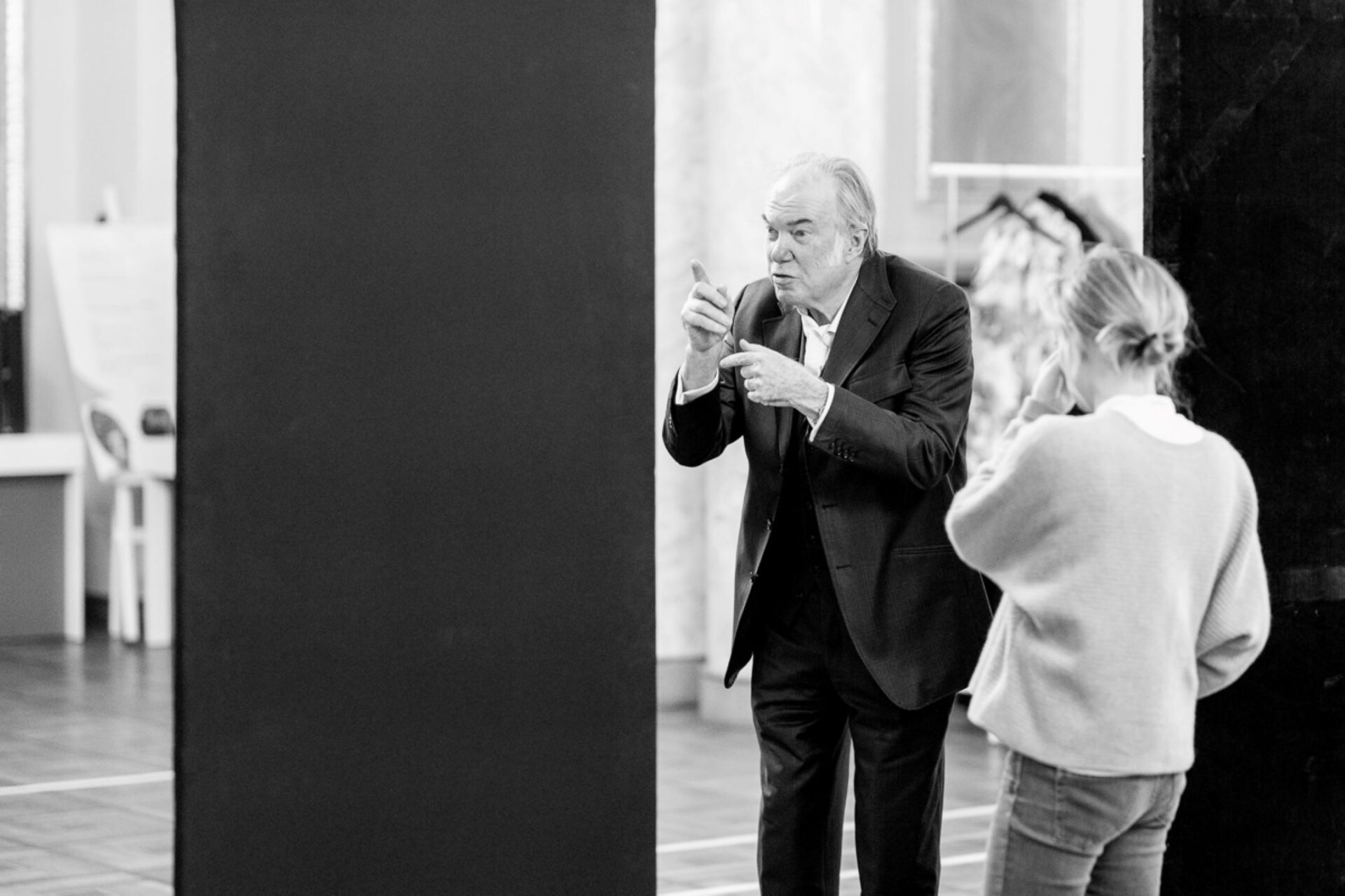 David Pountney podczas prób do „Otella” w Poznaniu © Marek Zakrzewski