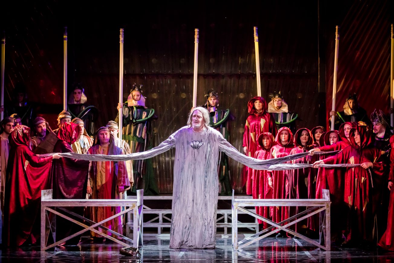 Andrzej Dobber jako Nabucco w Operze Śląskiej © Krzysztof Bieliński