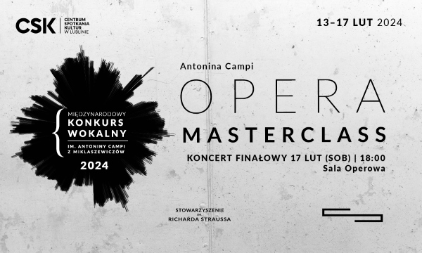 Antonina Campi Opera Masterclass 2024 w Lublinie