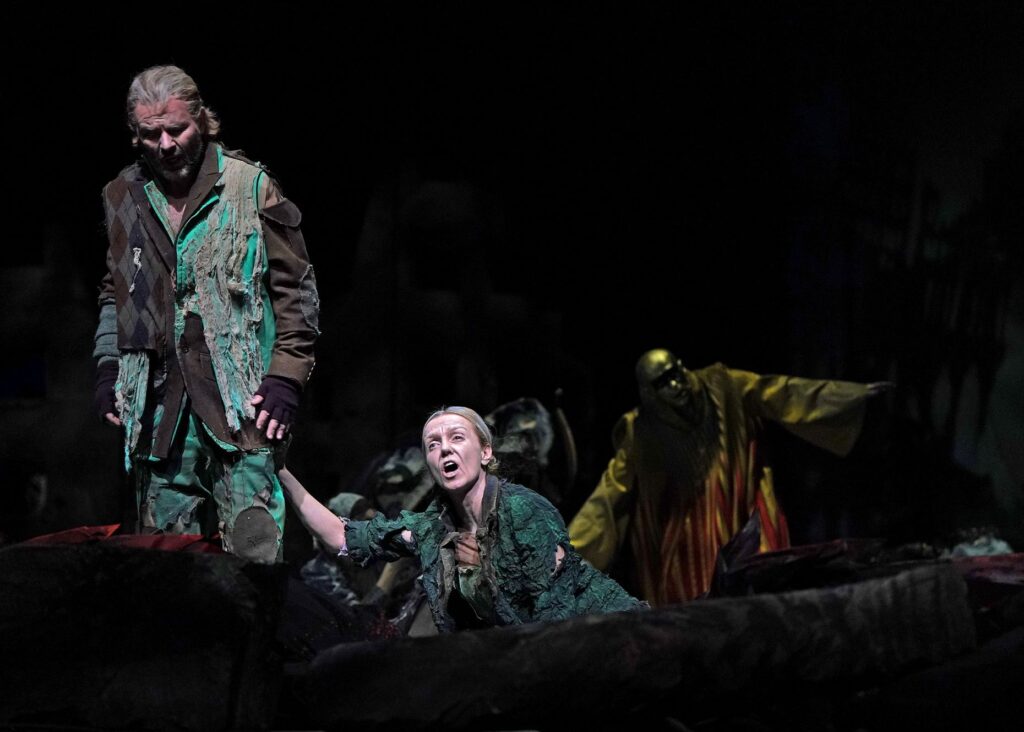 Mariusz Godlewski i Joanna Freszel w „Raju utraconym” w Teatrze Wielkim w Łodzi © Joanna Miklaszewska