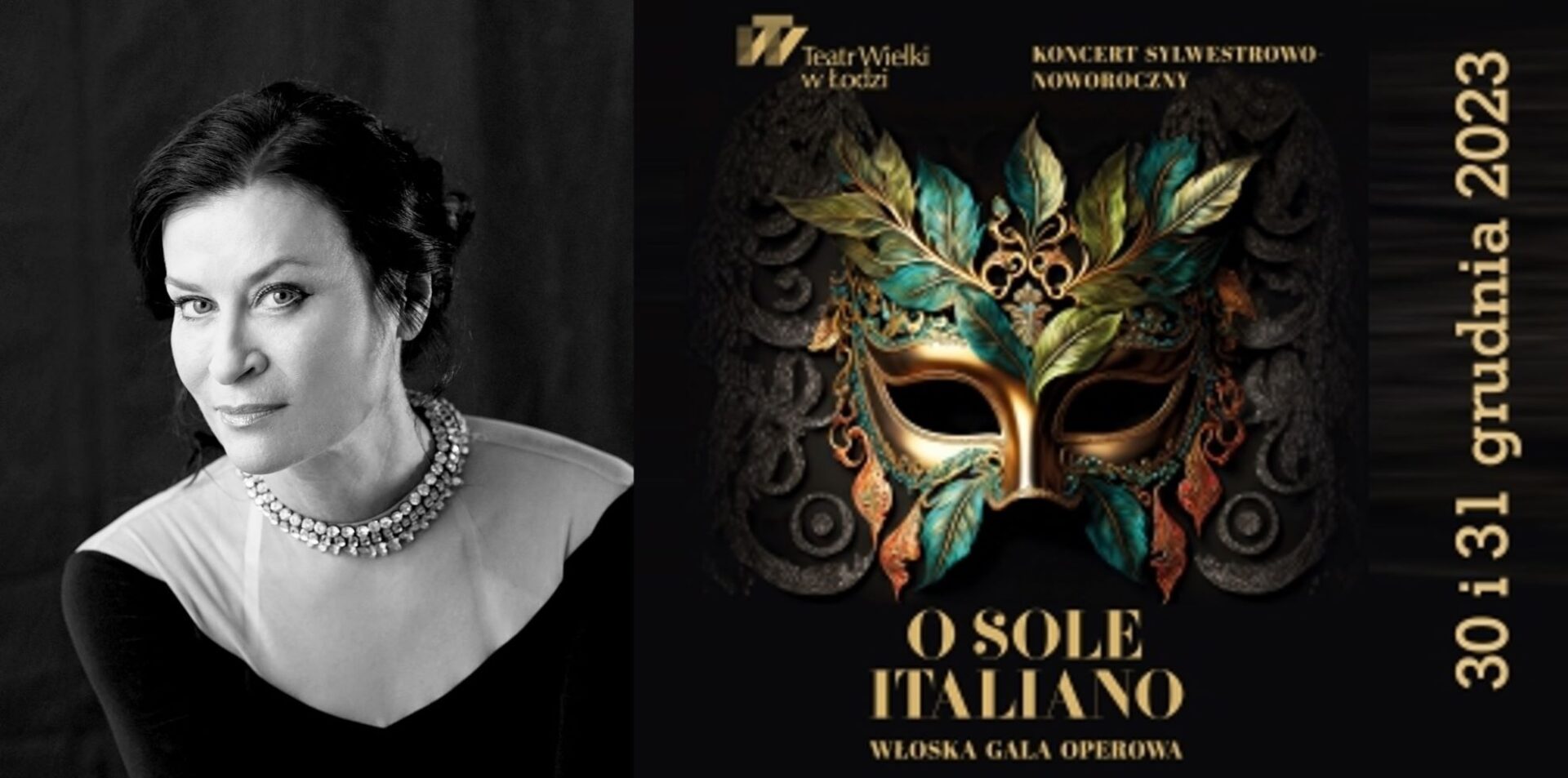 Joanna Woś wystapi w „O Sole Italiano”, Włoskiej Gali Operowej w Teatrze Wielkim w Łodzi © Joanna Miklaszewska