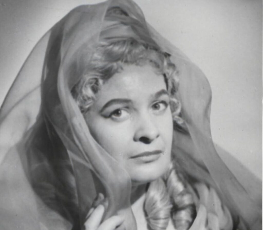 Maria Fołtyn jako Maddalena w „Andrea Chénier", 1961 © archiwum Teatru Wielkiego – Opery Narodowej