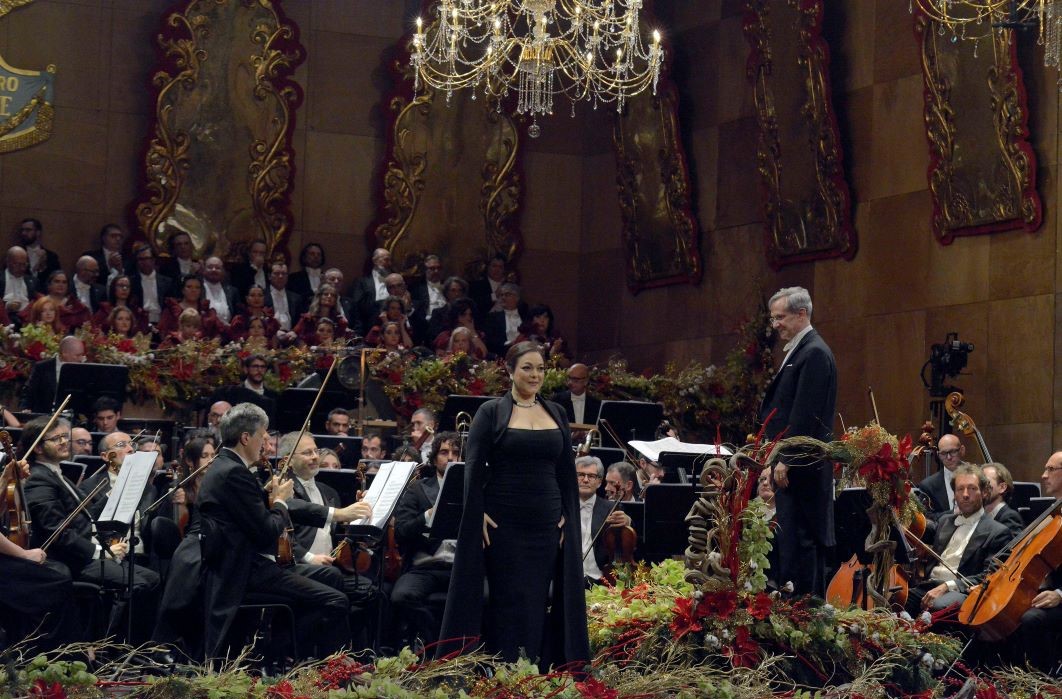 Concerto di Capodanno 2023-2024 w Gran Tearo La Fenice w Wenecji. Eleonora Buratto i Fabio Luisi © Michele Crosera