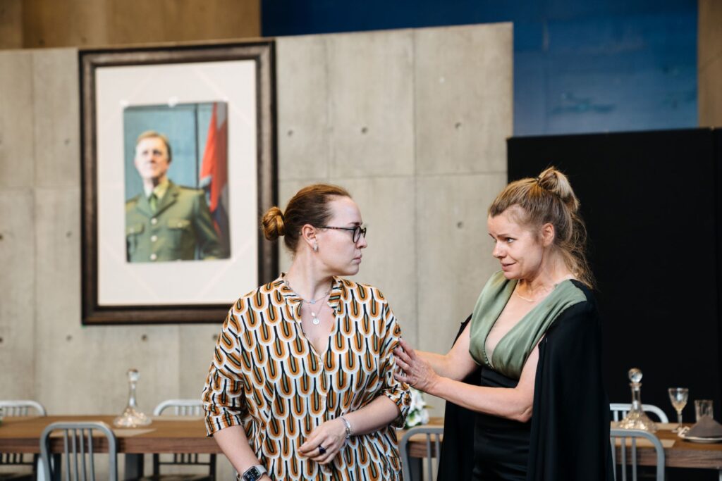 Elena Stikhina (Aida)i Agnieszka Rehlis (Amneris) podczas prób w Royal Opera House w Londynie © Helen Murray