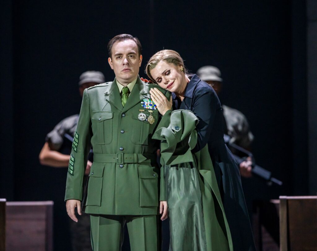Francesco Meli (Radames) i Agnieszka Rehlis (Amneris) w Royal Opera House w Londynie © Helen Murray