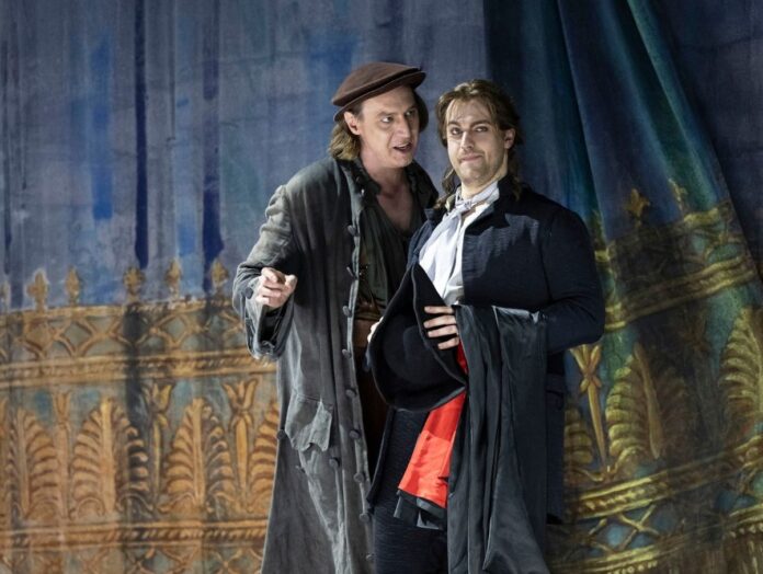 Krzysztof Bączyk (Leporello) i Andrzej Filończyk (Don Giovanni) © Luciano Romano