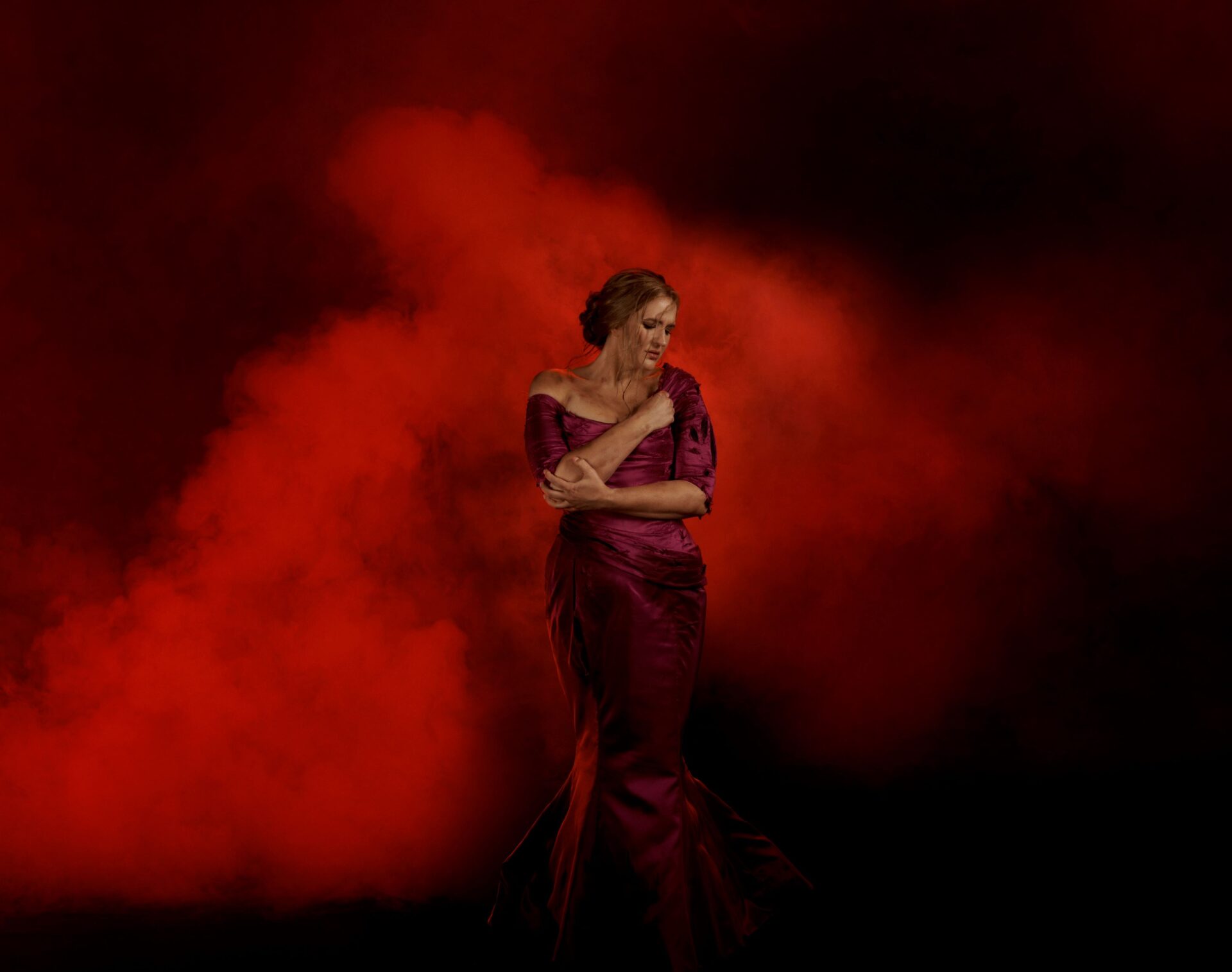 Lise Davidsen (Leonora) w „Mocy przeznaczenia” w MET w reżyserii Mariusza Trelińskiego © Karen Almond / Met Opera