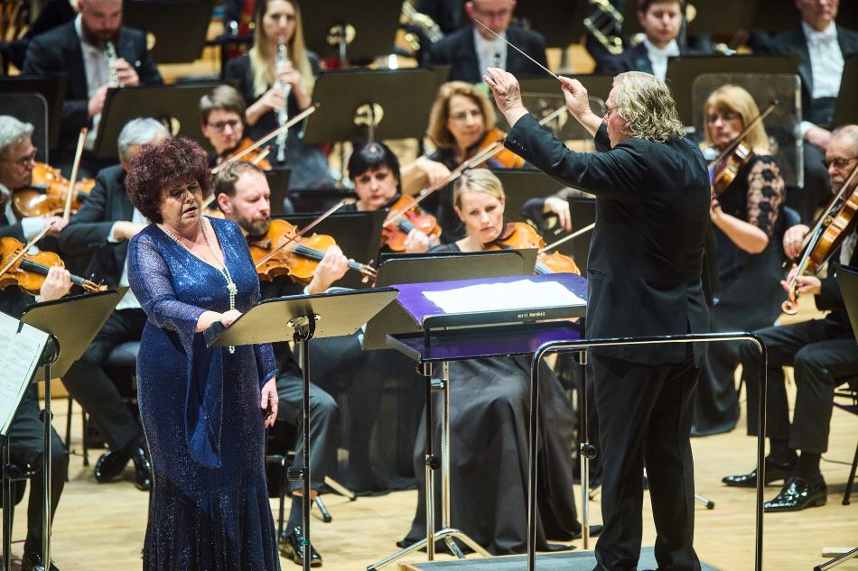 Iwona Hossa i Conrad van Alphen w Filharmonii Łódzkiej © Marcin Stępień – z archiwum Filharmonii Łódzkiej