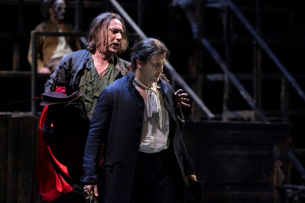 Krzysztof Bączyk (Leporello) i Andrzej Filończyk (Don Giovanni) © Luciano Romano