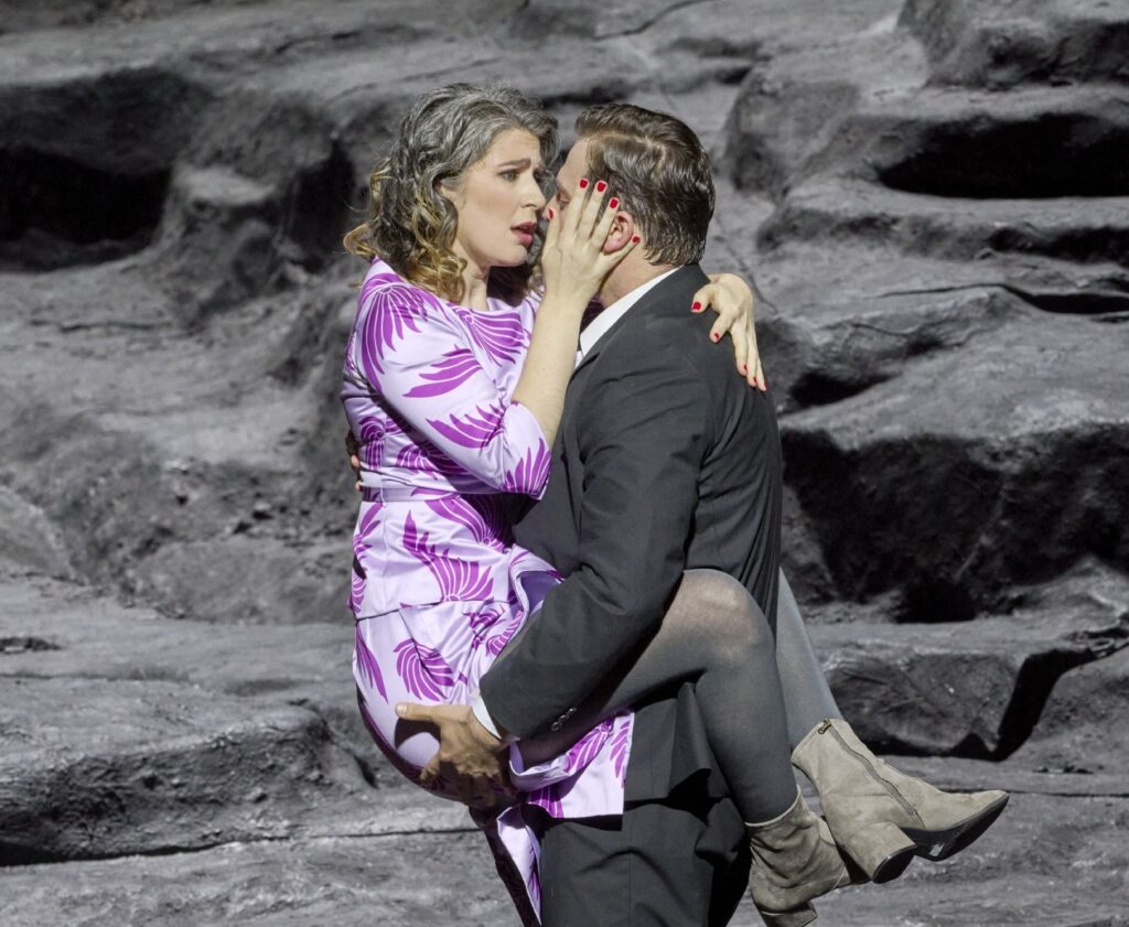 Andrzej Filończyk (Don Giovanni) i Nicole Car (Donna Elwira) © Wiener Staatsoper / Michael Pöhn