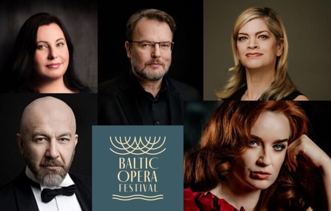 Artyści II Baltic Opera Festival: Liudmyla Monastyrska (© IMG), Tomasz Konieczny, Keri-Lynn Wilson, Rafal Siwek i Izabela Matuła (© Karpati&Zarewicz)