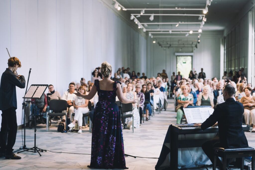 Aleksander Żyła, Monika Radecka i Michał Goławski w koncercie „W wiedeńskim nastroju" © Piotr Łabanow