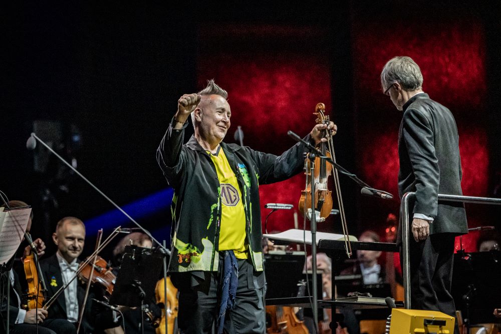 Nigel Kennedy i Paweł Przytocki podczas koncertu „Odgłosy Gór”. Inauguracja 14. NDI Sopot Classic © Krzysztof Mystkowski