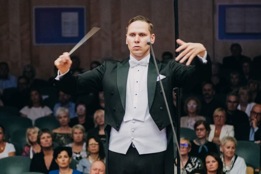 Rafał Kłoczko. Finał I Międzynarodowego Festiwalu Muzycznego im. Tadeusza Bairda w Zielonej Górze © Wojciech Grzędziński