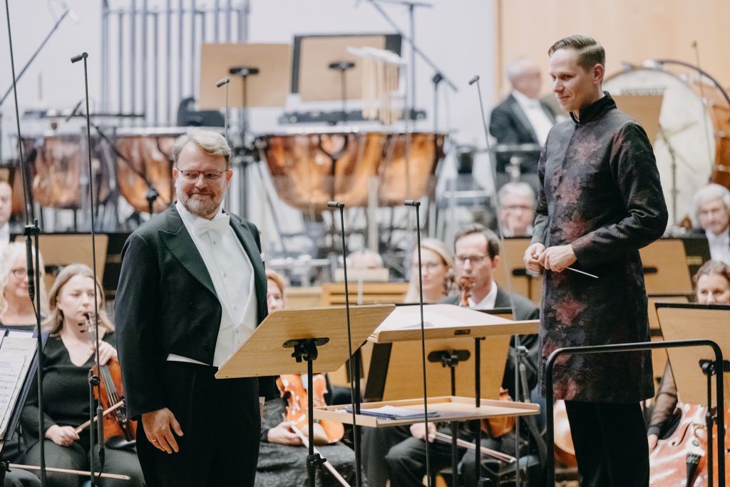 Tomasz Konieczny i Rafał Kłoczko. Finał I Międzynarodowego Festiwalu Muzycznego im. Tadeusza Bairda w Zielonej Górze © Wojciech Grzędziński