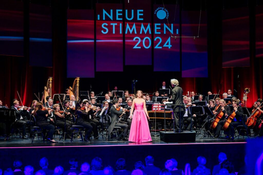 Magdalena Lucjan w gali finałowej „Neue Stimmen 2024” © Besim Mazhiqi