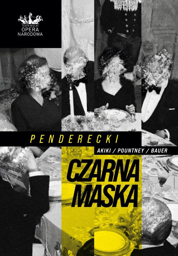 „Czarna maska” – plakat © .materiały prasowe Teatru Wielkiego-Opery Narodowej