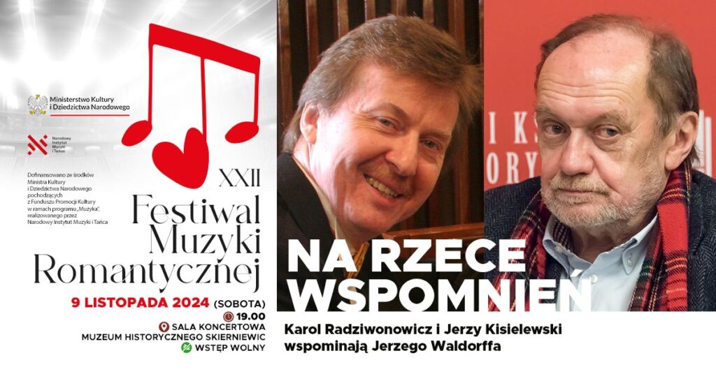 „Na rzece wspomnień” Karol Radziwonowicz i Jerzy Kisielewski wspominają Jerzego Waldorffa © materiały prasowe organizatora