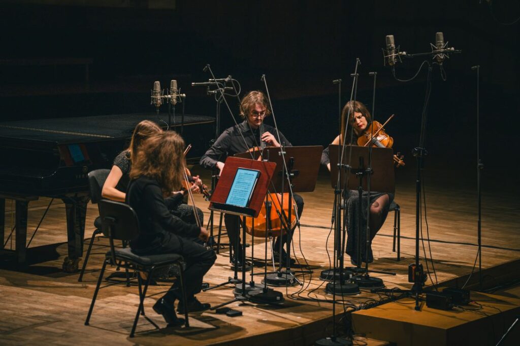 Shoven Quartet podczas „International Cochran Music Festival” w Studiu Koncertowym S1 Polskiego Radia im. W. Lutosławskiego © Aleksander Jura 