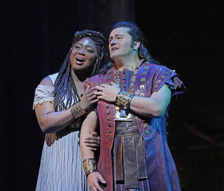 Angel Blue (Aida) i Piotr Beczała (Radames) © Ken Howard | Met Opera