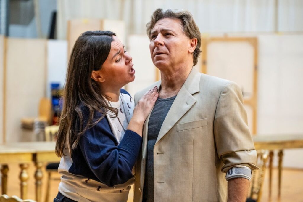 Aleksandra Kurzak (Fedora) i Roberto Alagna ( Loris) w Grand Théâtre de Genève podczas prób © Carole Parodi