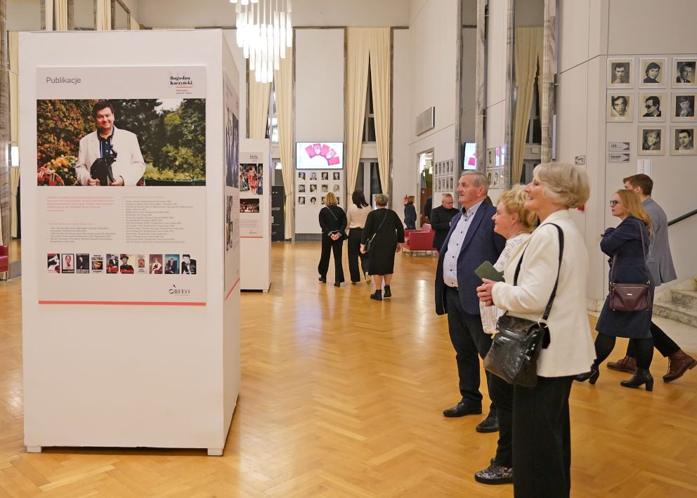 Otwarcie wystawy o Bogusławie Kaczyńskim „Świat opery, operetki i baletu” w  Teatrze Wielkim w Łodzi © Joanna Miklaszewska