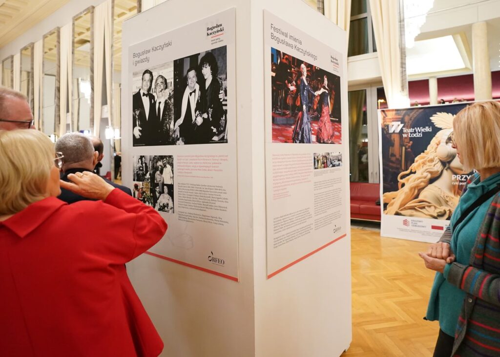 Otwarcie wystawy o Bogusławie Kaczyńskim „Świat opery, operetki i baletu” w Teatrze Wielkim w Łodzi © Joanna Miklaszewska