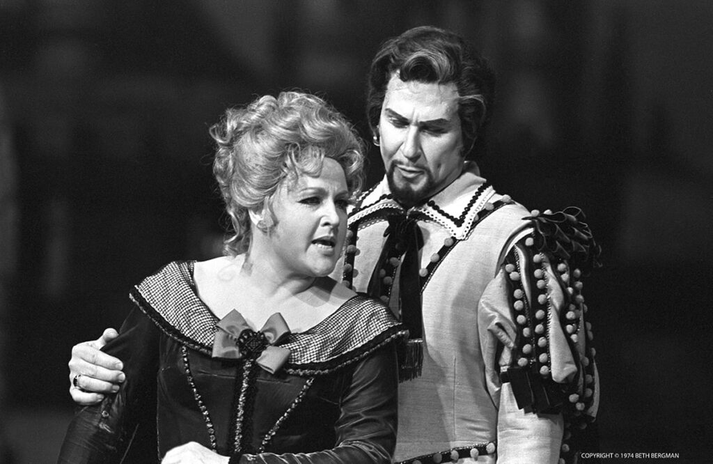 Teresa Żylis-Gara (Donna Elvira) i Sherrill Milnes (Don Giovanni) © Sherill Milnes la legenda, Facebook