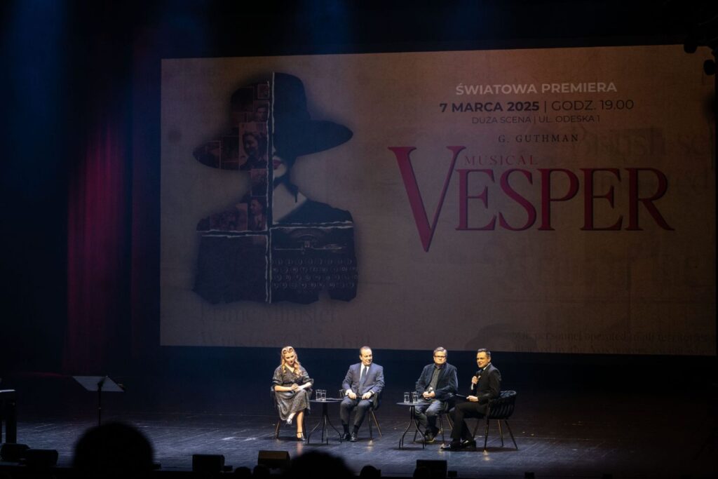 Spotkanie „Wokół Vesper”. Ewa Łobaczewska, Gary Guthman, Doman Nowakowski i Maciej Nerkowski © Michał Heller / OFiP