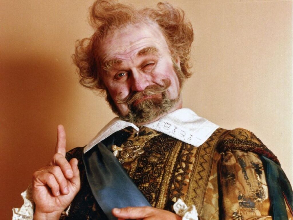 Paul Plishka jako Falstaff © Winnie Klotz, Metropolitan Opera archives