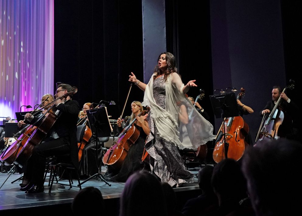 Aleksandra Kurzak w „Koncercie z Gwiazdą” w Teatrze Wielkim w Łodzi © Joanna Miklaszewska