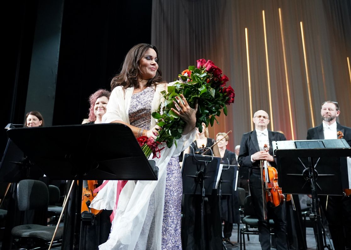 Aleksandra Kurzak w „Koncercie z Gwiazdą” w Teatrze Wielkim w Łodzi © Joanna Miklaszewska