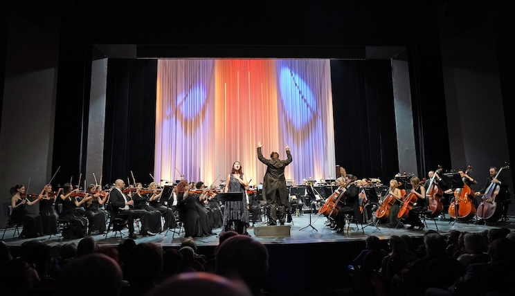 Aleksandra Kurzak w „Koncercie z Gwiazdą” w Teatrze Wielkim w Łodzi © Joanna Miklaszewska