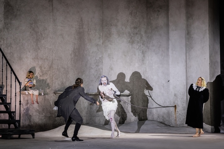 Piotr Buszewski (Narraboth), Peter Mattei (Jochanaan), Elza van den Heever (Salome). "Salome" Richarda Straussa w Nowym Jorku © Evan Zimmerman / Met Opera