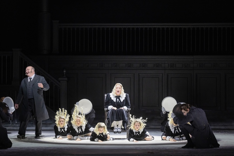 Gerhard Siegel (Herod), Elza van den Heever (Salome). "Salome" Richarda Straussa w Nowym Jorku © Evan Zimmerman / Met Opera